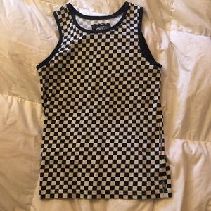 VINTAGE VANS CHECKERED TANK